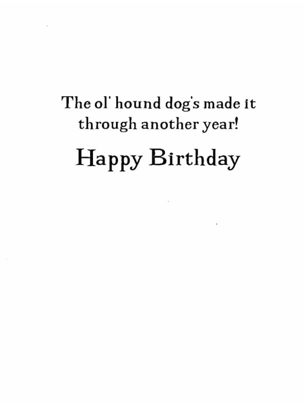 Variety 6-Pack VINTAGE Leanin' Tree Assorted Funny Birthday Cards Various Artist